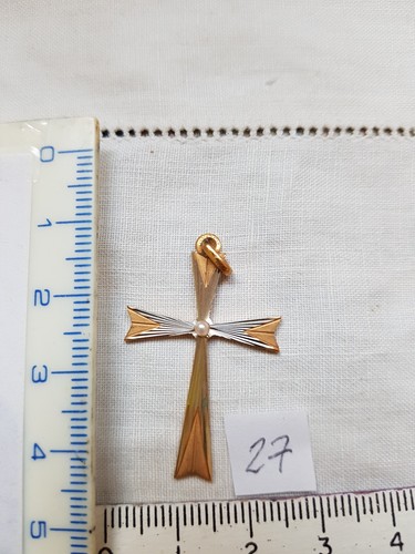 Croix pendentif plaqué - croix,