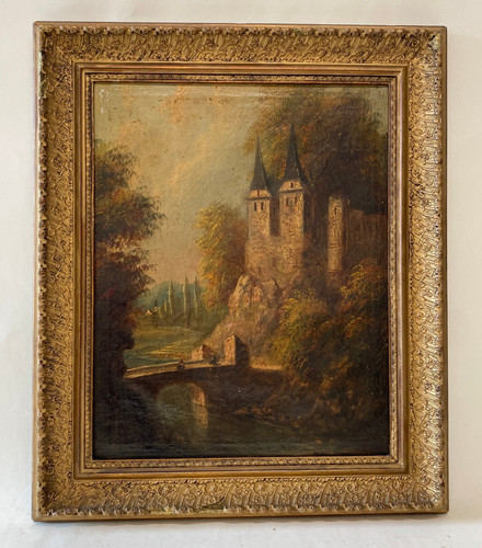 Ancien tableau peinture - peinture, hst