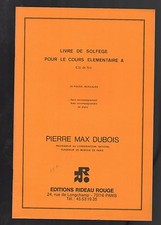 DUBOIS-Livre de solfège pour
