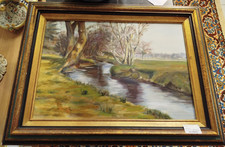 TABLEAU Huile Sur Toile