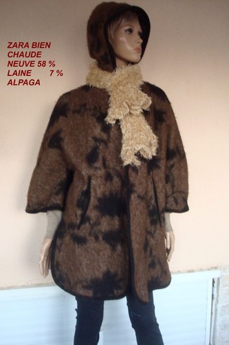 Zara manteau cape - zara, 48