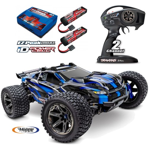 Traxxas trx67097 4blu rustler - traxxas, trx67097-4blu