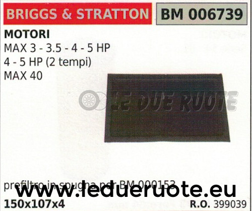 399039 éponge filtre - Éponge,