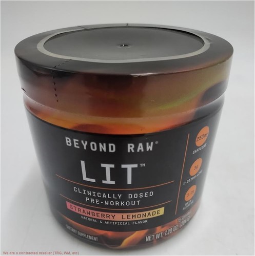 Beyond raw lit pre workout - beyond,