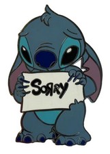 2019 Disney Stitch Sorry Pin Rare