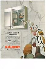 1970 ALIBERT ADVERTISEMENT bathroom toilet cabinet
