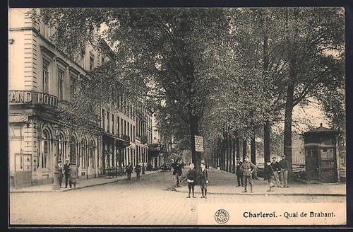 Cpa charleroi quai brabant - de,