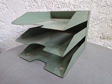 Ancien Rangement Feuille A4 Columbia en métal Industriel Prouvé Casier Trieur