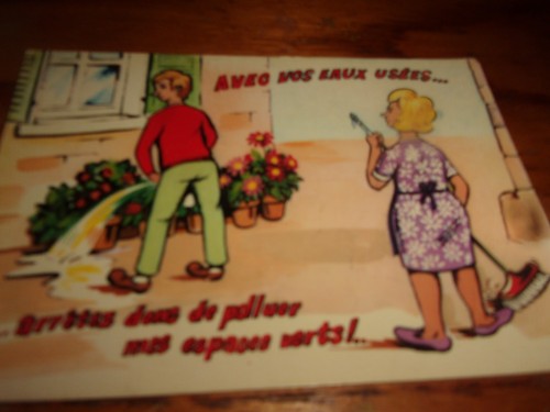 Carte postale humoristique - carte,