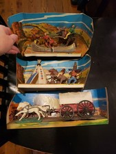 Set Of Three Vintage Timpo Toys Wild West/ American Frontier Sets