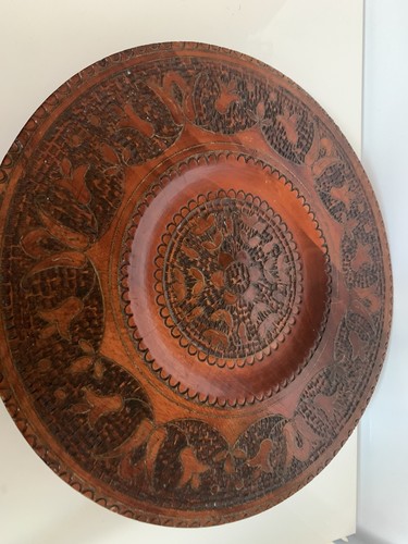 Assiette ancienne bois - assiette,