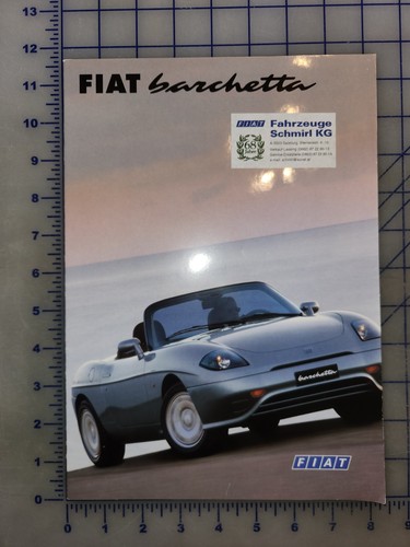 1998 fiat barchetta brochure - 1998,
