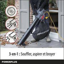 Aspirateur souffleur de feuilles 3300W 3 en 1 POWEG9013