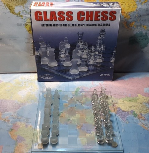 Jeux echec verre - jeux, d'echec