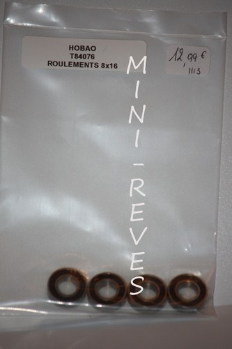 Hobao ball bearings - ball, 8x16x4