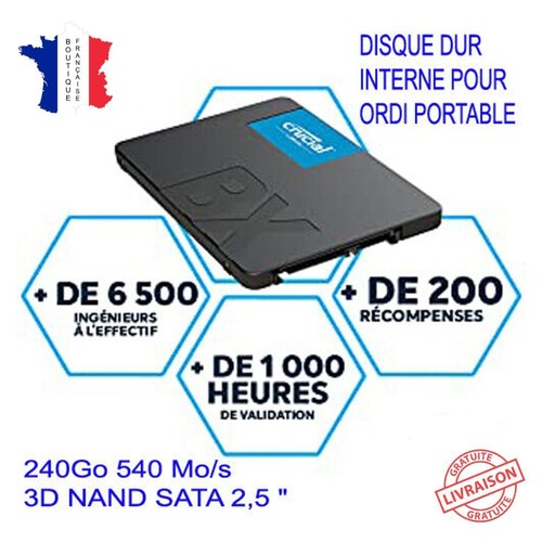 Crucial bx500 240go disque dur - bx500,