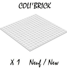 lego 91405 - 1x Plaque / Base Plate 16x16 - Blanc / White - NEUF 4618526