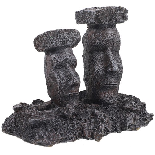 Statue moai sous - , sous-marine