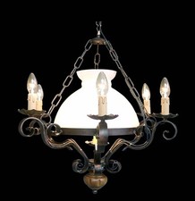 Lustre Rustique Fer Forgé et