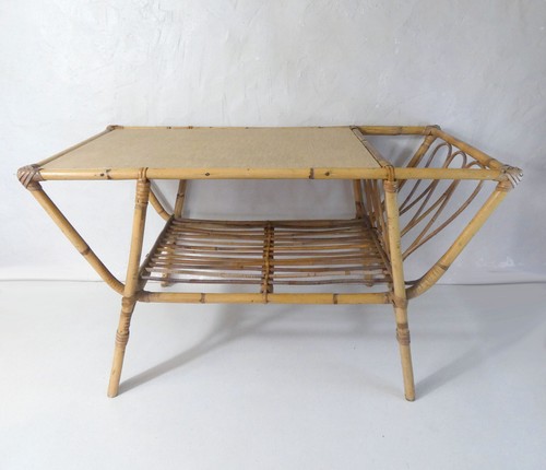 Table basse rotin - basse, en