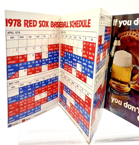 1978 boston red - boston, quad-fold