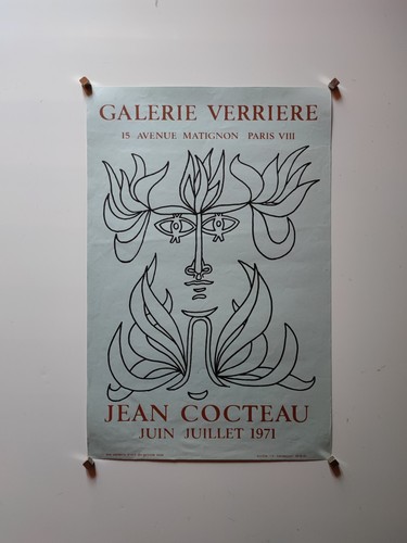 Jean cocteau affiche - jean,