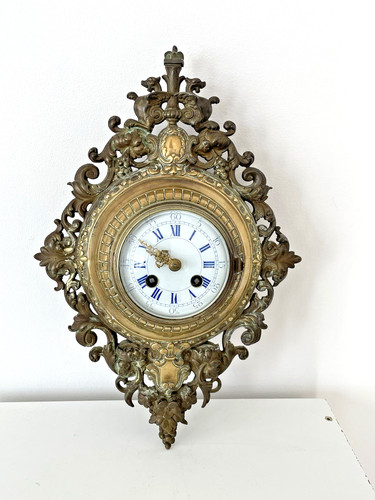 Pendule cartel bronze - , .