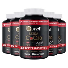 Qunol Ultra CoQ10 100mg - Antioxidants, Cardiovascular Health, Energy Support