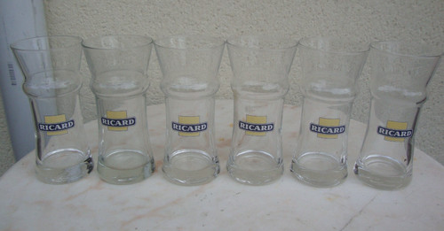 Lot verres ricard gagnere - de, 6