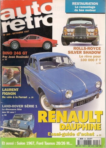 Auto retro 203 dauphine - 203,