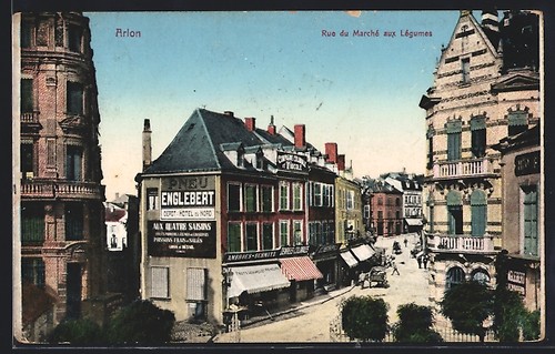 Cpa arlon rue marché - rue,