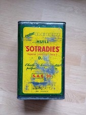 ANCIEN BIDON HUILE 
