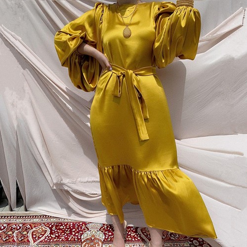 Abaya kaftan femme robe longue - robe,