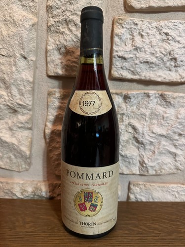 Vin 1977 maison thorin pommard - 1977,