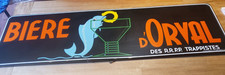 ENAMEL SIGN/ENAMEL PLAQUE/RARE SIGN BEERS OF ORVAL