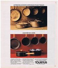 ADVERTISEMENT ADVERTISING 104 1977 TOURNUS pans flat pots