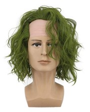 Perruque Chauve Verte Foncée