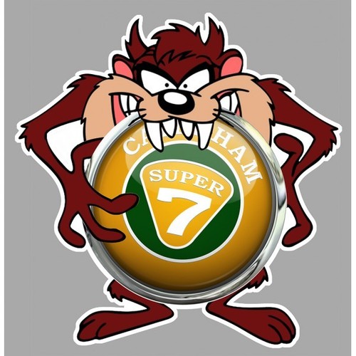 Caterham super taz sticker - caterham,