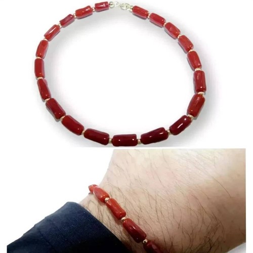 Bracelet pierre corail - bracelet,