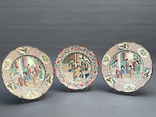 Assiette porcelaine signée - assiette,