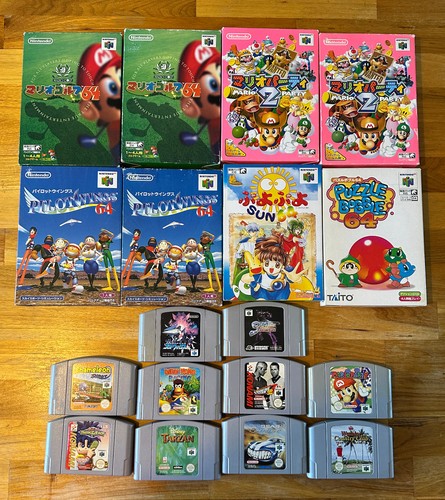 Lot jeux nintendo 64 n64 - lot,