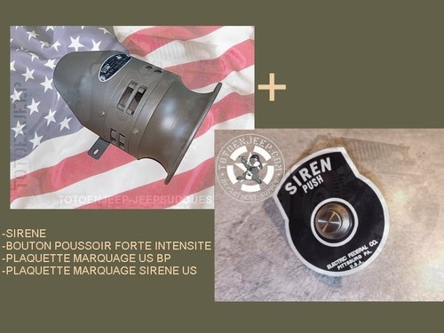Kit sirene 12v - sirene, us