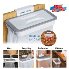 Porte-sac poubelle suspendu sous évier armoire montée sur porte