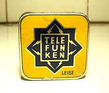 Rare Ad Gramophone Needle Tin TELEFUNKEN 1940 Phono Pick-Up Nadeldose  #4