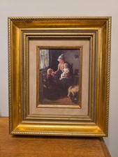 tableau deco cadre doré toile