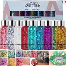 9 pcs Body Glitter Gel