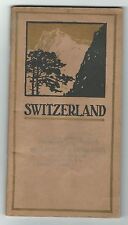Old Promotional Tourist Book SWITZERLAND Published By Swiss State Railroads PXs