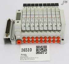 16510 SMC 9 SLOTS PNEU MANF W SOLENOID VLV 02-146936-00 17-132458-00 US4058-2