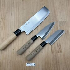 Article Non Utilisé Lot De Trois Couteaux De Cuisine Japonais Set TT048
