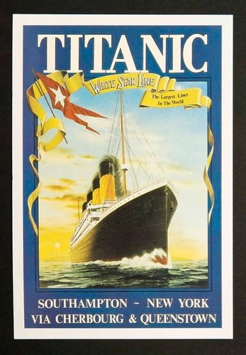 Affiche poster bateau - poster, paquebot